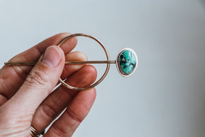 Hairpin #8- Apache Variscite