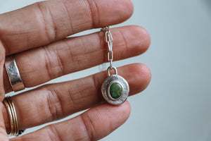 Orb Necklace #2- Emerald Valley